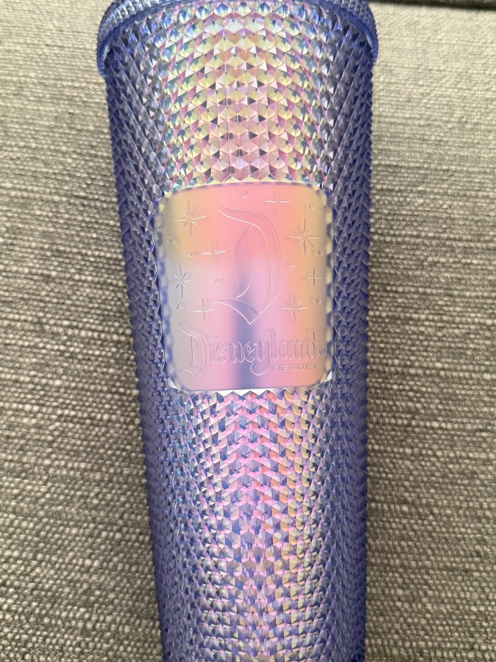 Starbucks Disneyland Studded 2021 Blue Purple Iridescent 24 Ounce Tumbler